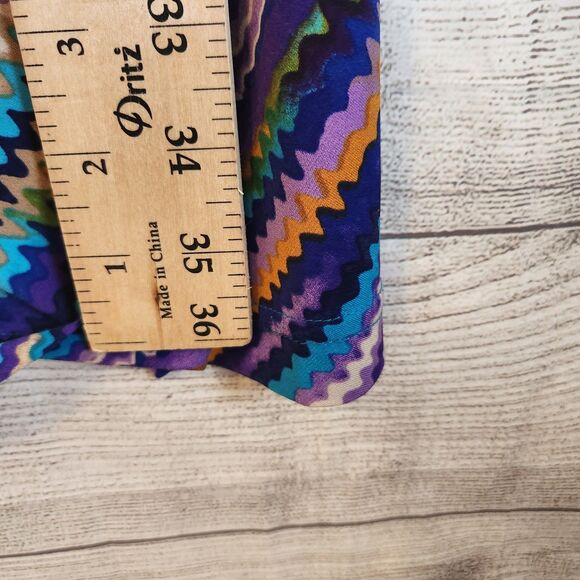 Calvin Klein S multicolor 70s strip long sleeeve jersey long dress - Picture 6 of 7